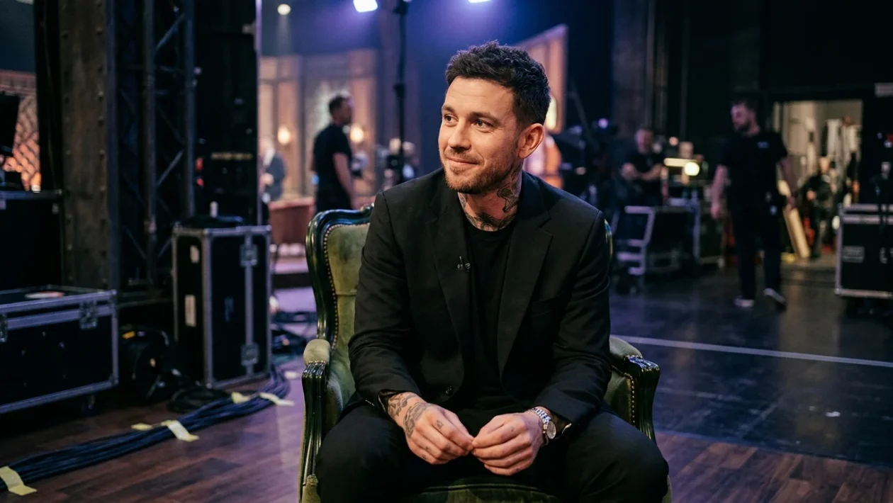 Fedez sul palco dello show comico RIP Roast in Peace su Prime Video