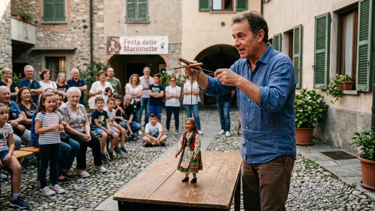 Spettacolo teatrale di burattini e marionette a San Martino di Colle Umberto