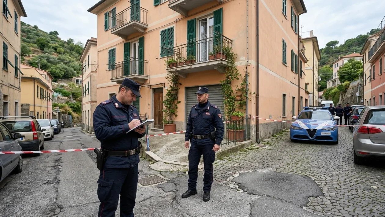 Ambulanza e mezzi di soccorso a Finale Ligure