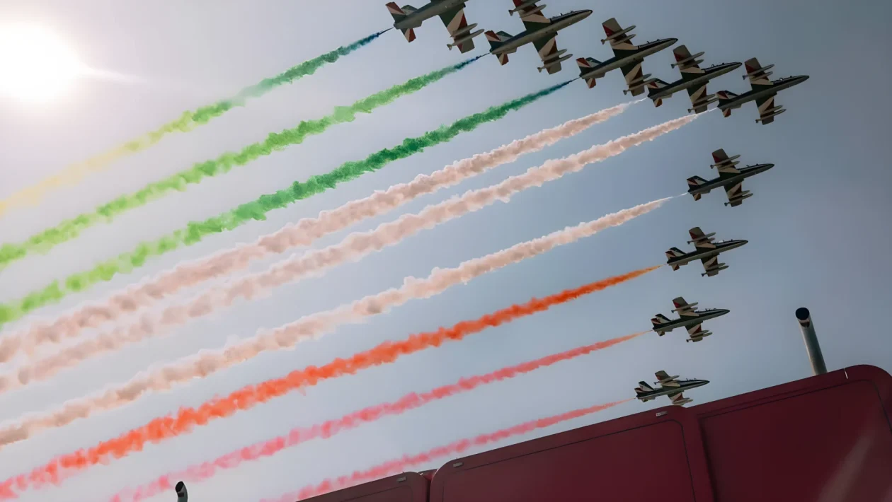 Frecce Tricolori a Monza: tra i 9 piloti in volo c’è il capitano Luca Pozzani