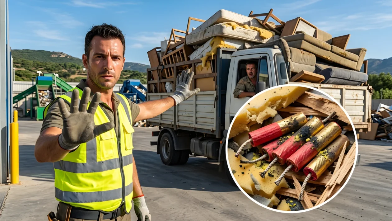 Centro di raccolta comunale per lo smaltimento dei rifiuti ingombranti