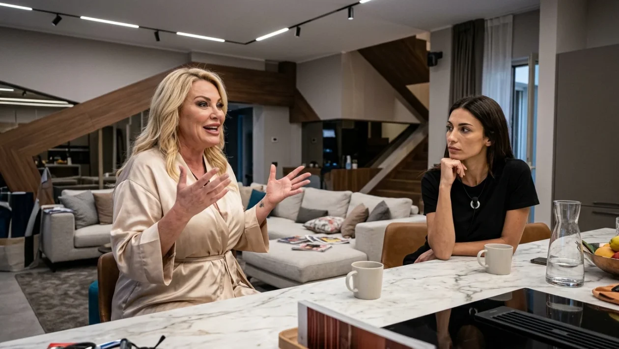 Valeria Marini e Marina La Rosa protagoniste della televisione e dei reality Mediaset