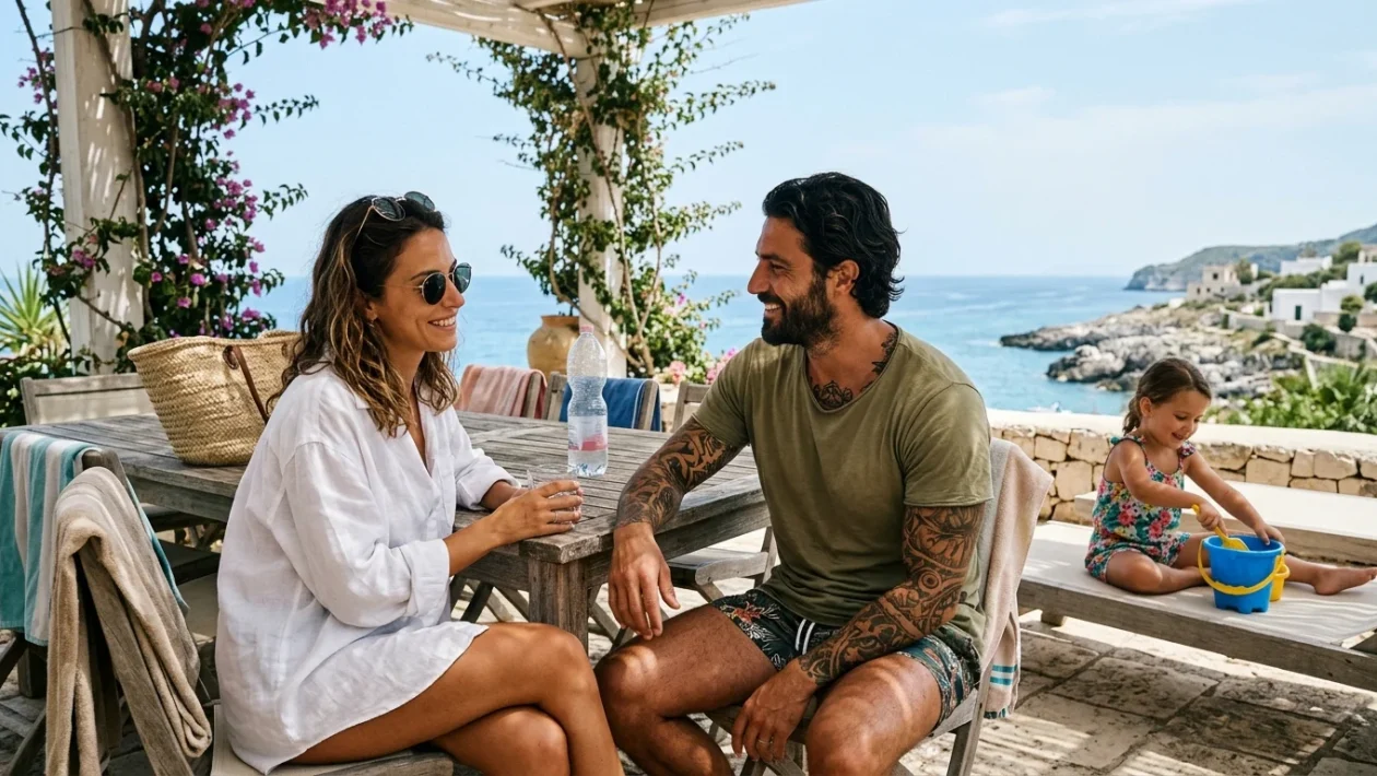 Giulia De Lellis e Tony Effe durante una pausa estiva tra relax e gossip