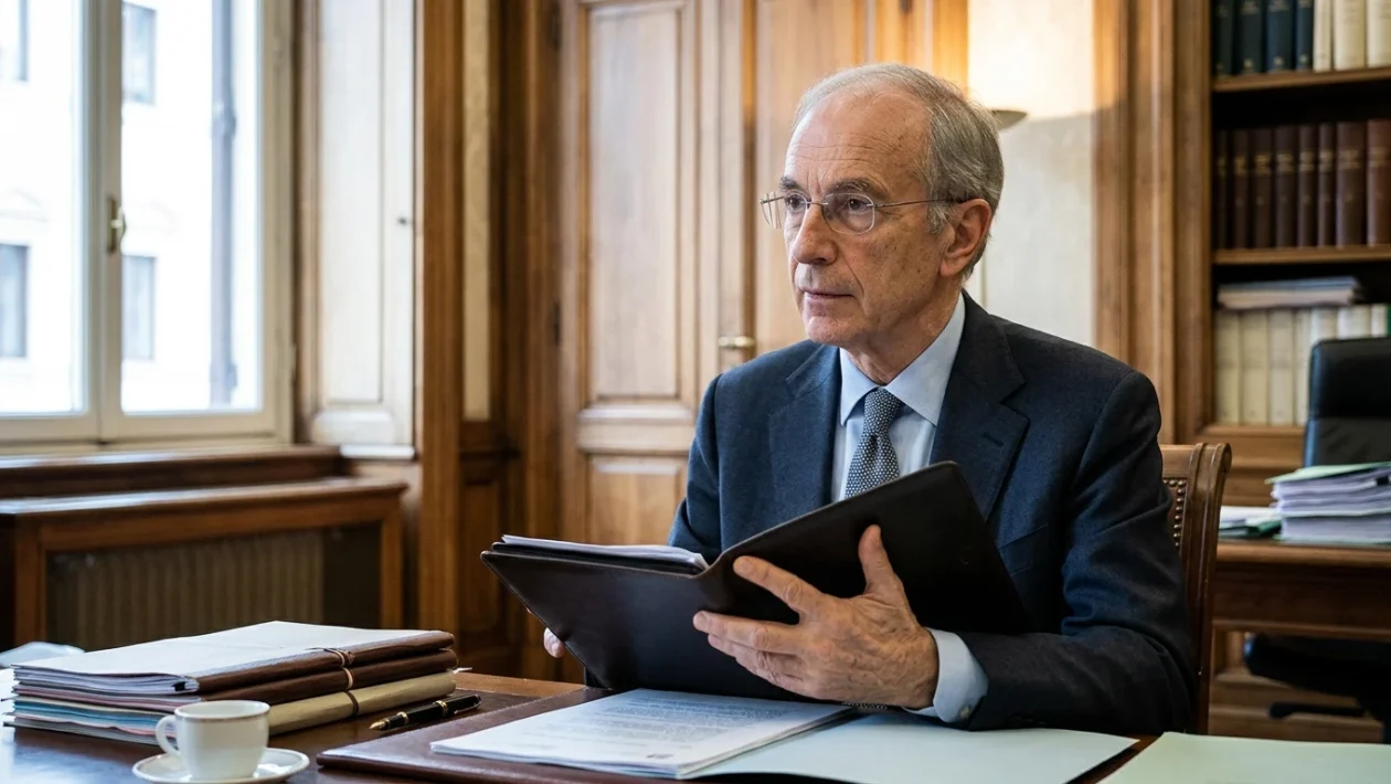 Il ministro Giuseppe Valditara durante un intervento istituzionale