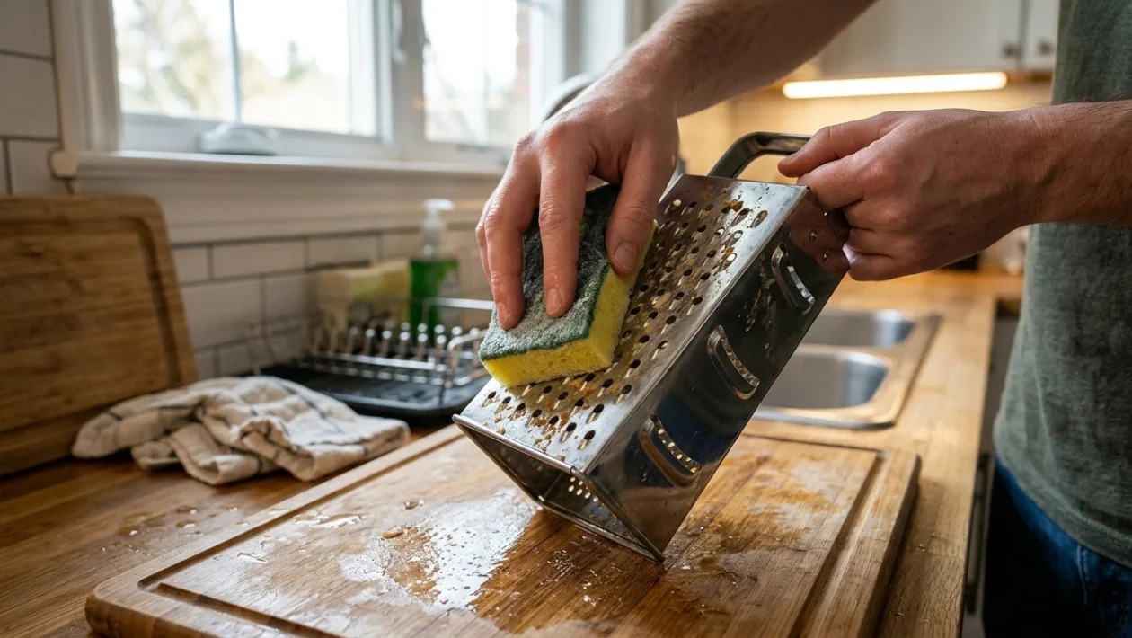 Grattugia in acciaio inox per alimenti
