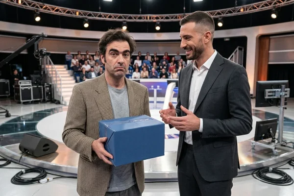 Herbert Ballerina e Stefano De Martino ad Affari Tuoi
