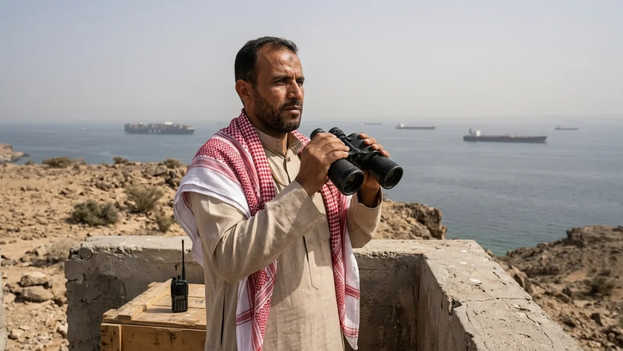 Mappa strategica dello stretto di Bab el Mandeb e dello Yemen