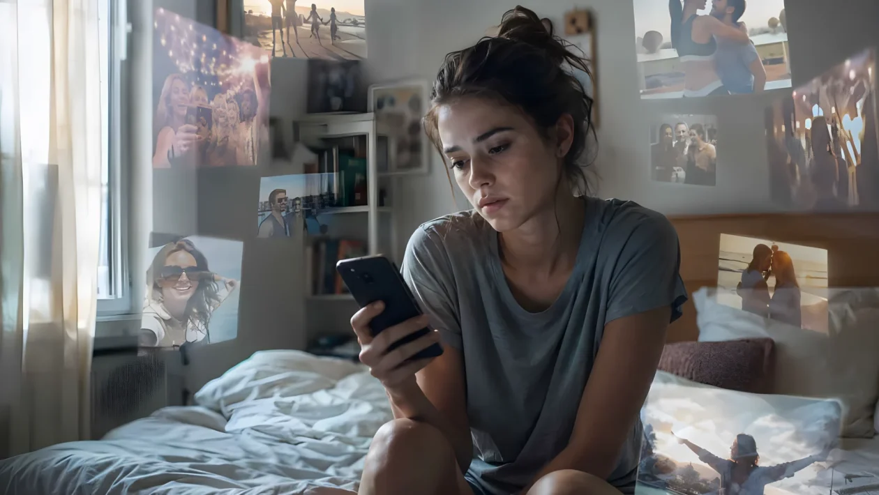 Il 45,1% dei giovani si sente inferiore sui social: i dati Eurispes su schermi e salute mentale