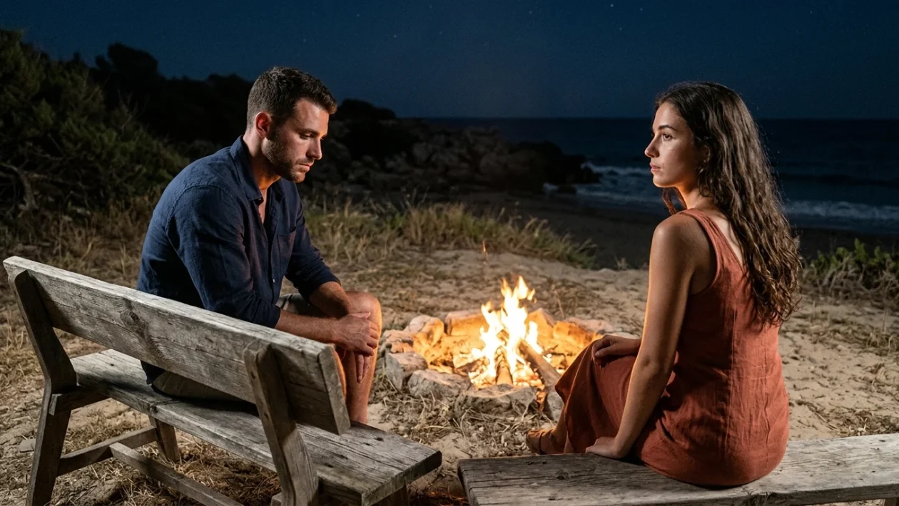 Sabrina Soussi e Giovanni Grazioso durante il percorso a Temptation Island
