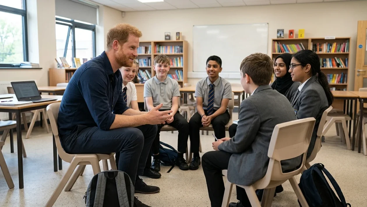 Il principe Harry duca di Sussex durante un incontro ufficiale per gli Invictus Games