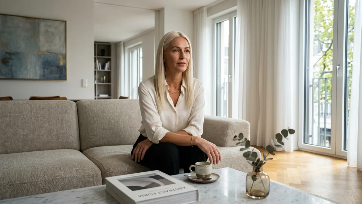 Primo piano televisivo di Ilary Blasi durante una produzione documentaristica