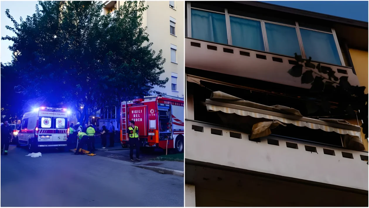 Incendio in via Svevo al Pilastro: 7 squadre dei vigili del fuoco salvano un'anziana al 5° piano, 3 intossicati