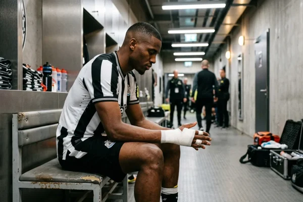 Randal Kolo Muani con la maglia da gioco della Juventus durante una partita