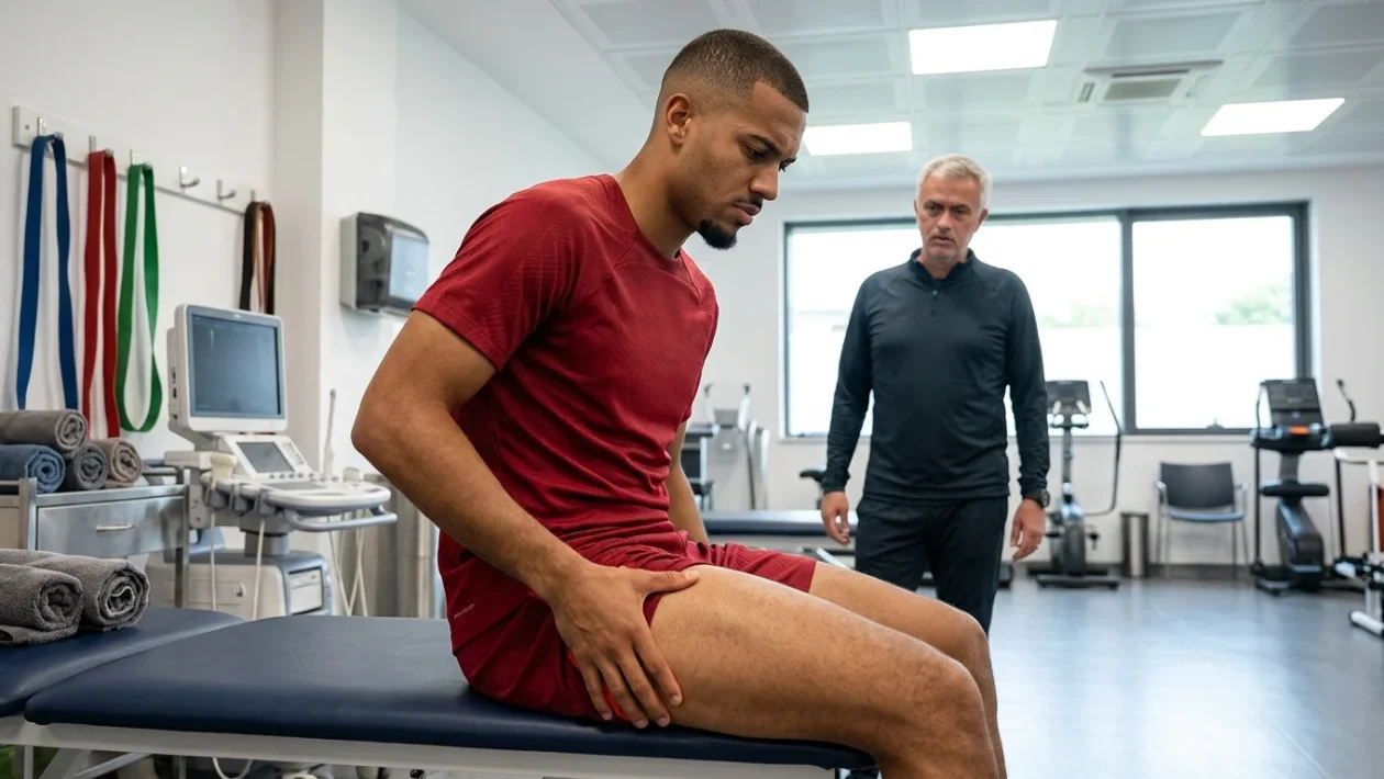 Donyell Malen in campo durante una partita della Roma