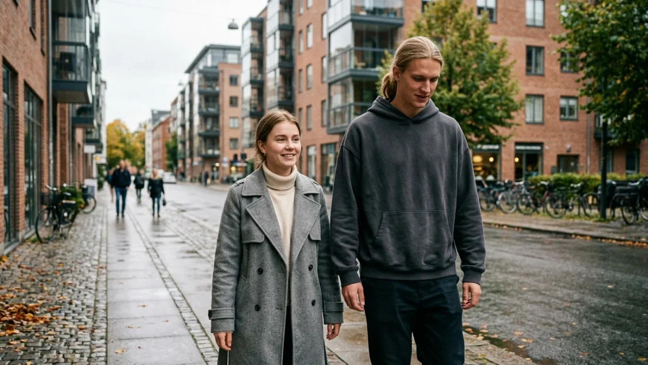 Isabel Johansen ed Erling Haaland insieme durante un evento sportivo