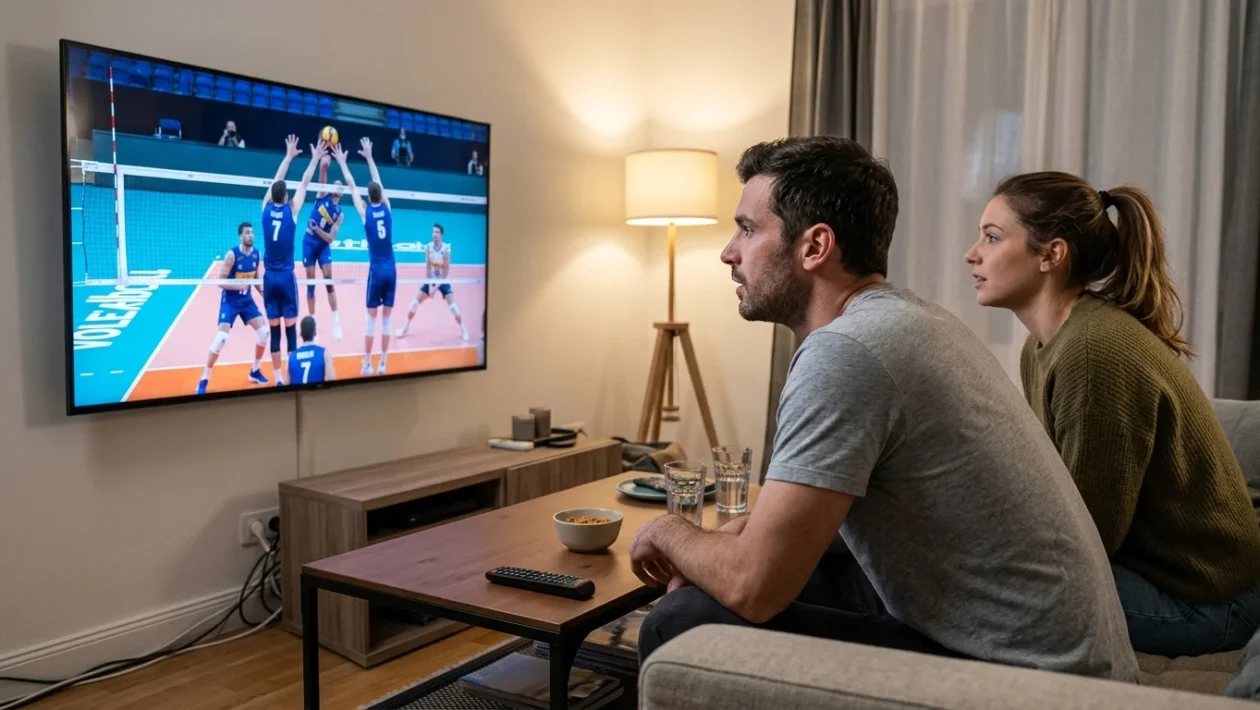 La nazionale italiana di pallavolo maschile in campo agli Europei