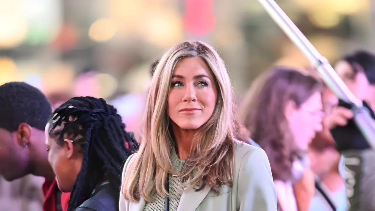 Jennifer Aniston a Times Square: la lezione di stile sul set di The Morning Show