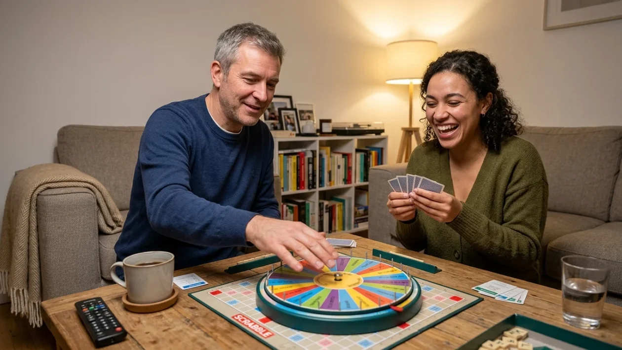 Tabellone e ruota girevole del celebre gioco da tavolo a quiz