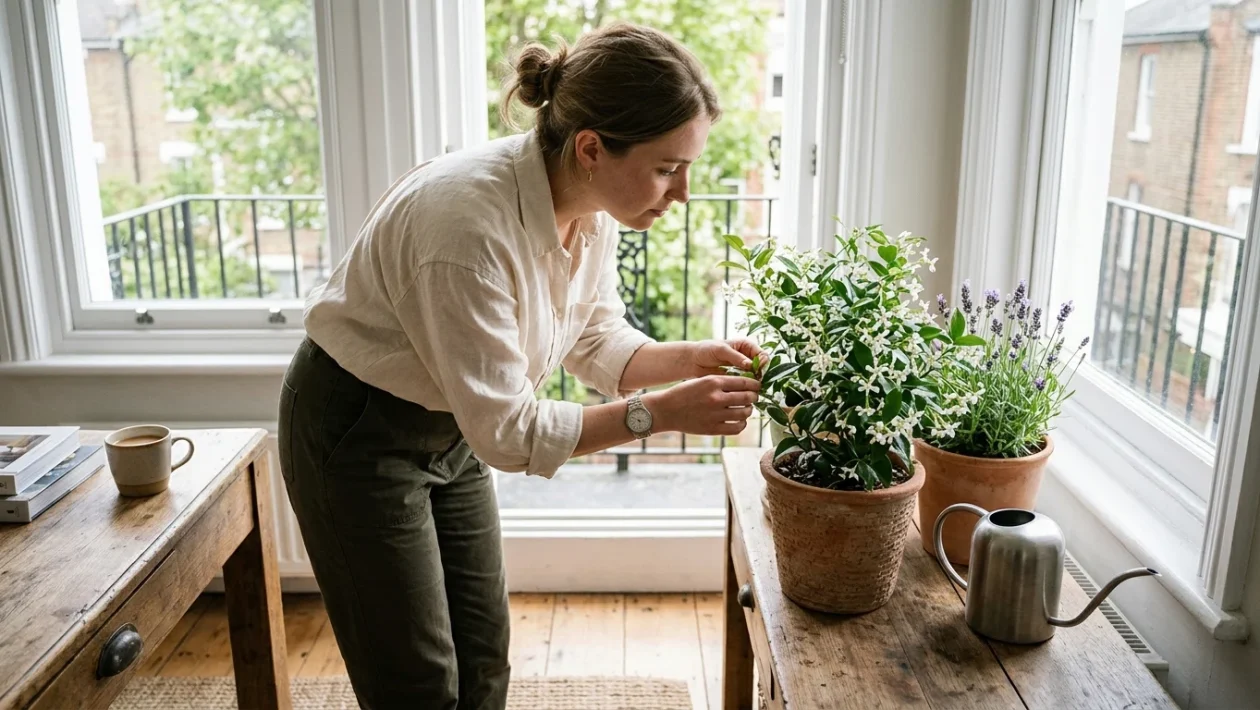 Composizione di piante aromatiche in vaso per profumare gli ambienti domestici
