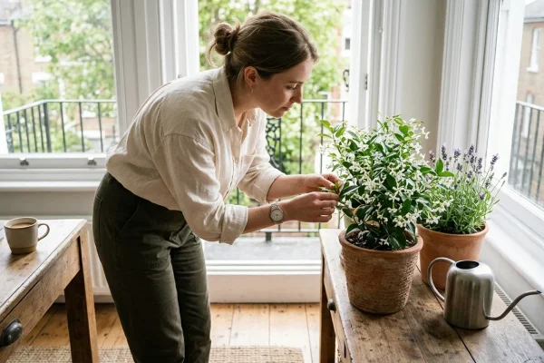 Composizione di piante aromatiche in vaso per profumare gli ambienti domestici