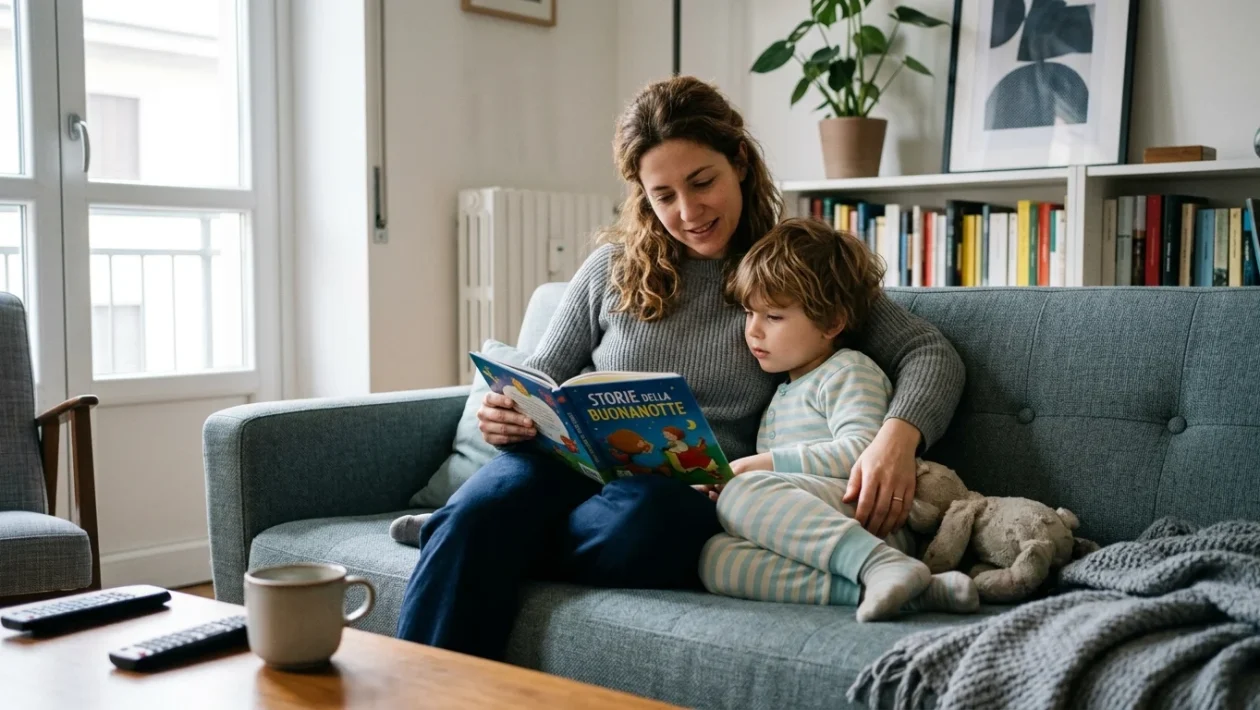 Facciata di una struttura residenziale solidale per l'accoglienza delle famiglie