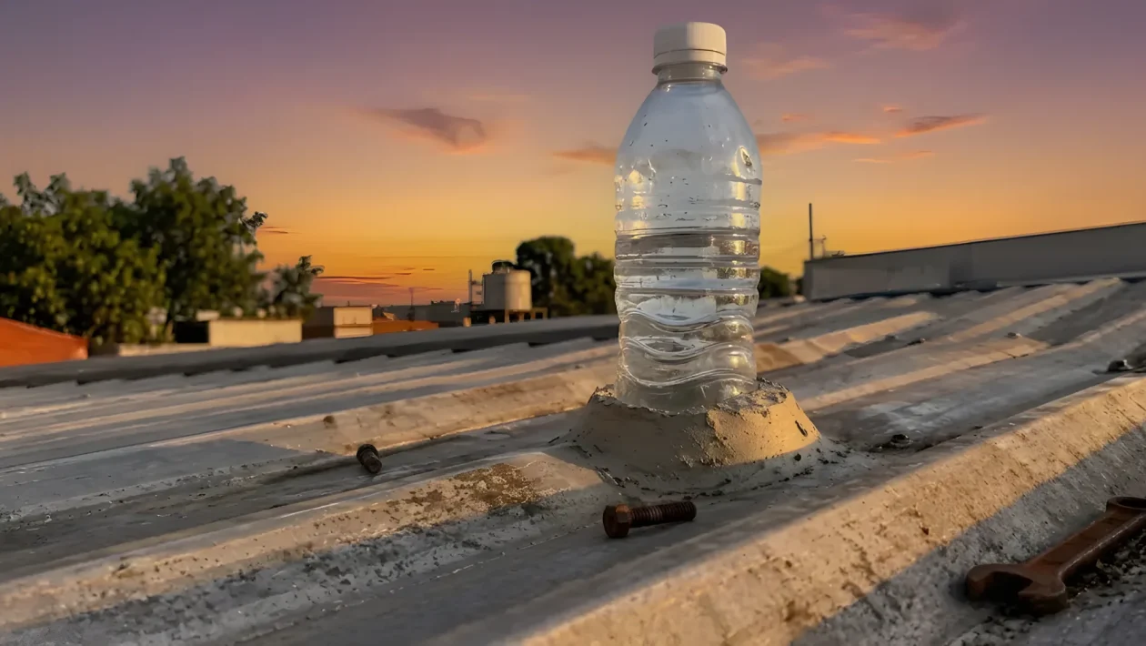 Luce a costo zero dal 2002: come funziona la lampada di Moser ricavata da una bottiglia di plastica