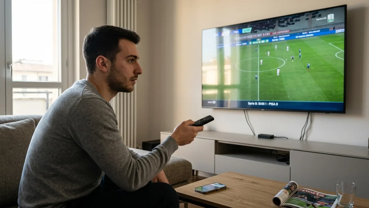 Fase di gioco durante un match di Serie BKT con pallone ufficiale sul campo