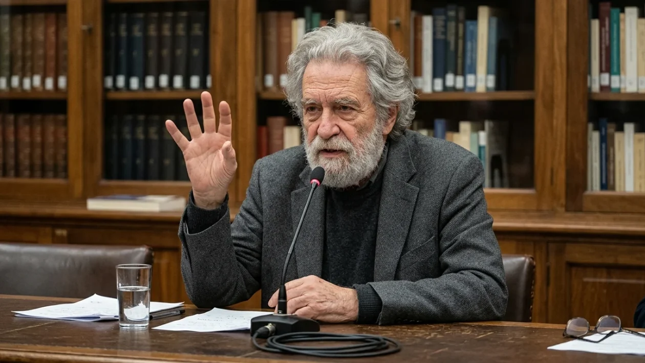 Il filosofo ed ex sindaco di Venezia Massimo Cacciari