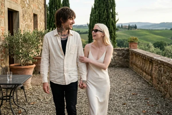 Damiano David e Dove Cameron insieme per le nozze