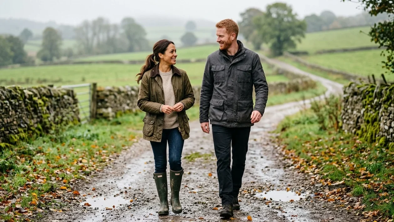 Meghan Markle e il principe Harry a spasso nella campagna inglese