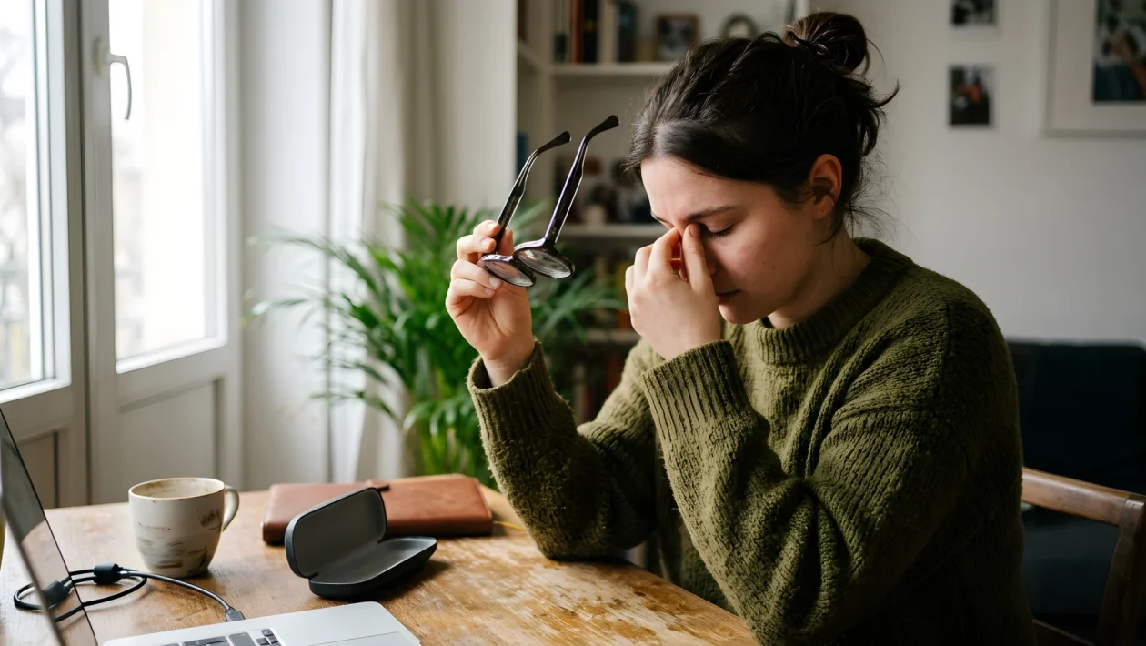 Visita oculistica per il controllo della vista e la diagnosi della miopia