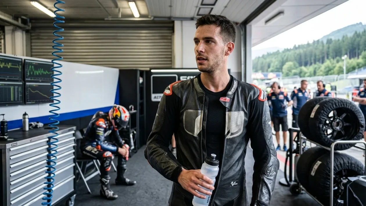 Pedro Acosta in azione al Red Bull Ring durante la Moto GP Austria