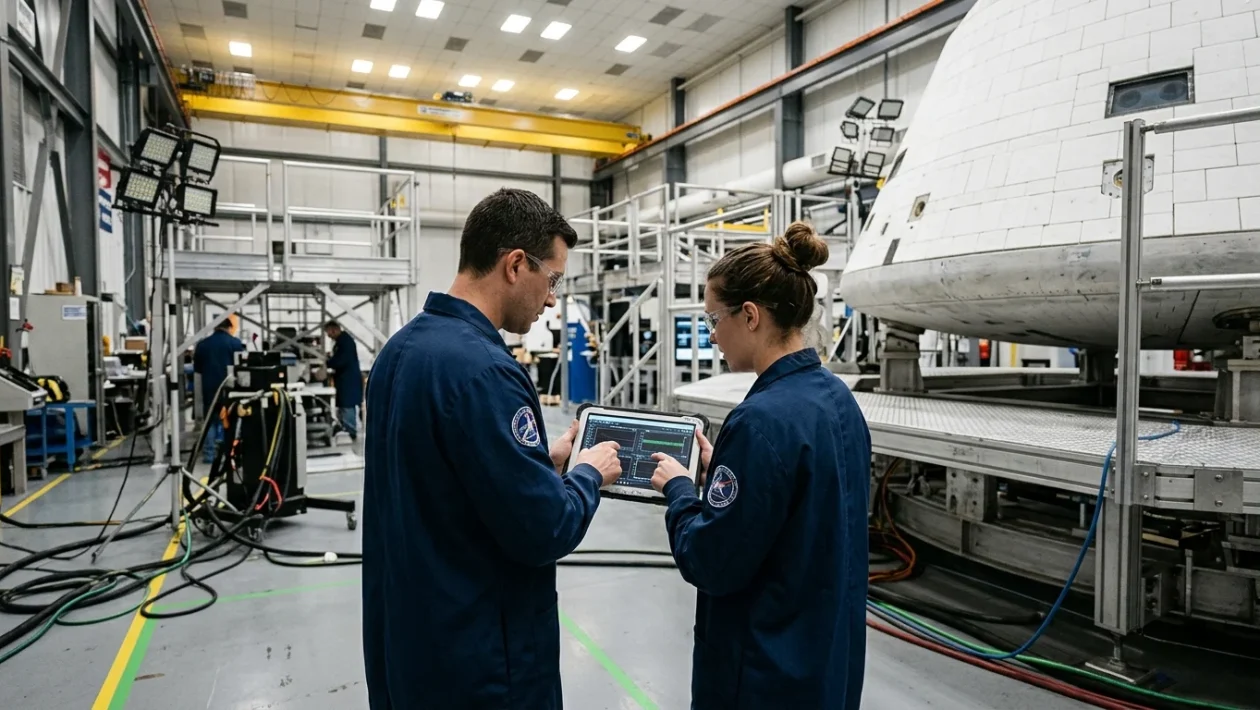 Capsula Crew Dragon di SpaceX agganciata alla Stazione Spaziale Internazionale
