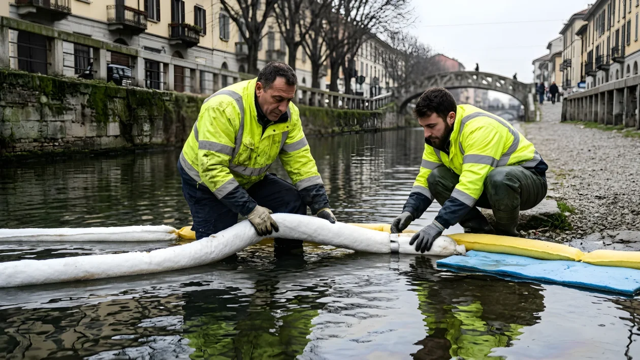 Migliora la situazione nel Naviglio, sostituiti i pannelli assorbenti
