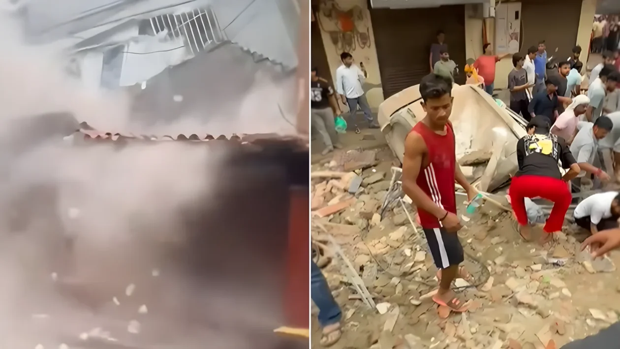Nuova Delhi, crolla palazzo di 5 piani vicino al campus: 1 morto e circa 50 persone sotto le macerie