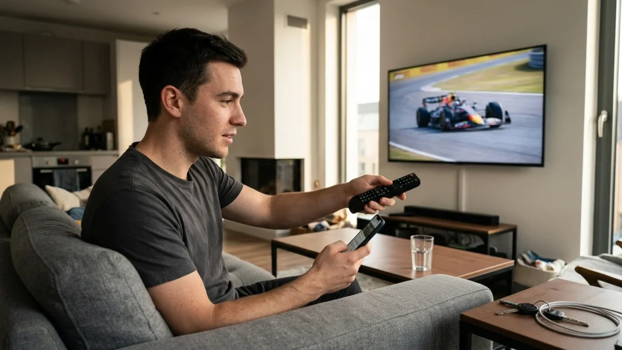 Monoposto di Formula 1 in pista durante il Gran Premio di Spagna