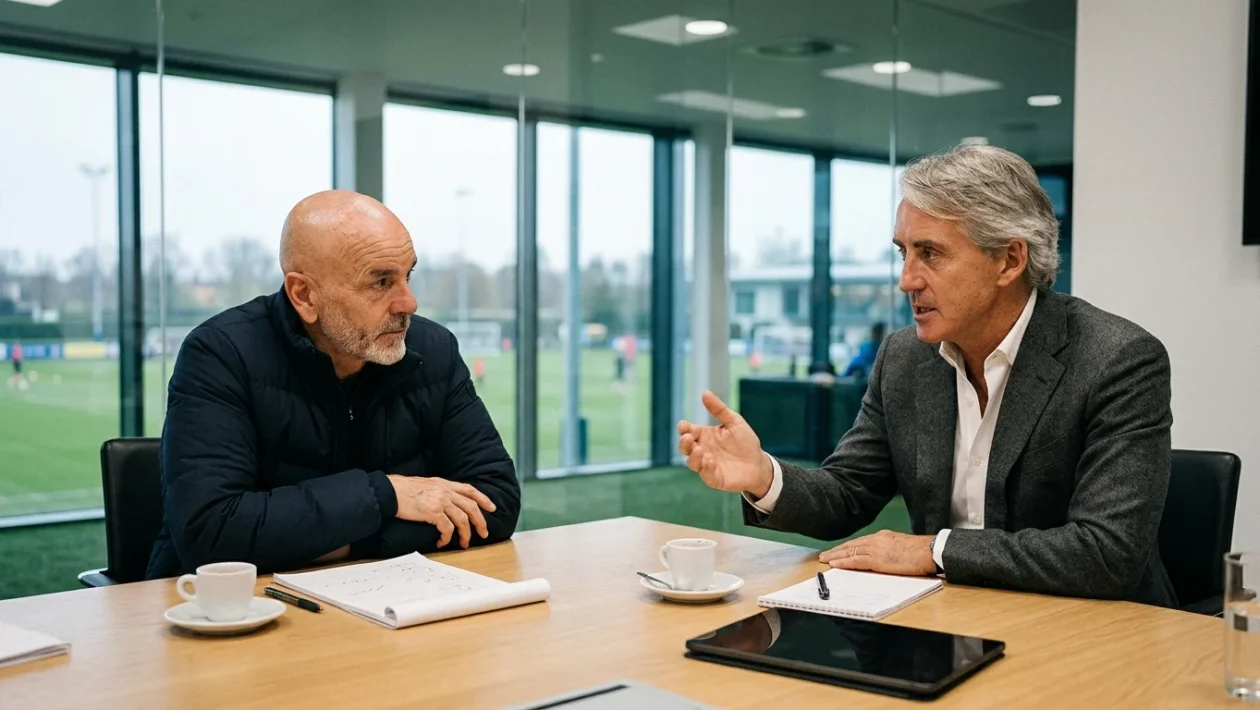 Antonio Conte e Luciano Spalletti accostati alla panchina della Juventus