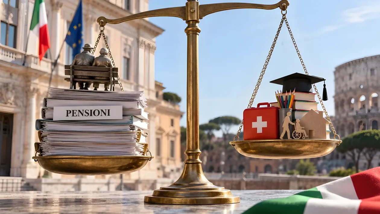 Pensioni al 18% del PIL e istruzione al 3,9%: i dati OCSE che mettono a nudo i conti italiani