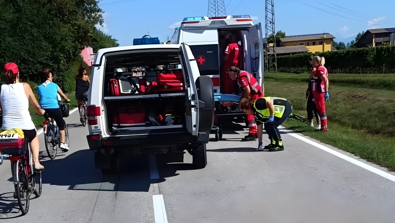 Pordenone Pedala: oltre 30 gradi sul percorso e cicloturisti soccorsi per il caldo