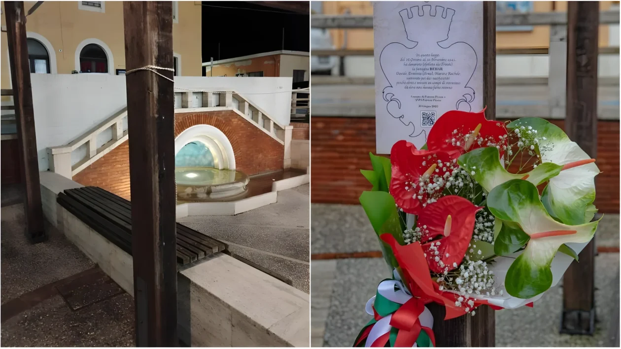 Porto Potenza Picena: rimossa la targa del 2023 per la famiglia Behar morta ad Auschwitz
