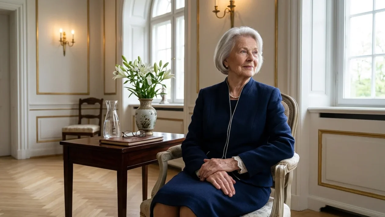 Principessa Astrid di Norvegia durante una cerimonia pubblica