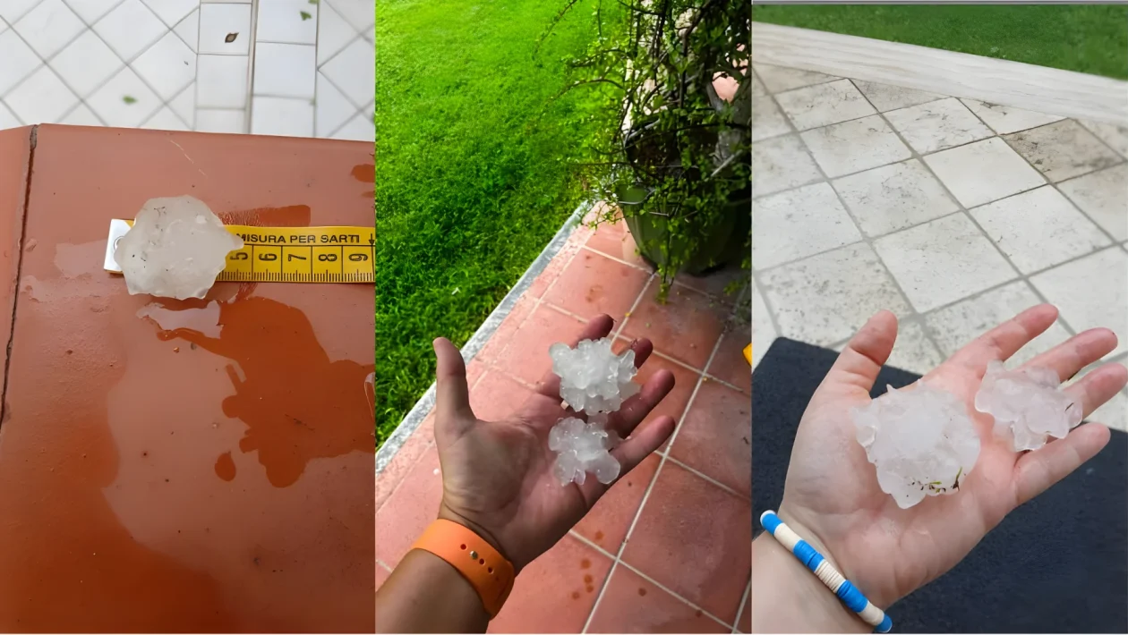 Raffiche a 123 km/h e grandine come palle da tennis: la tempesta devasta la Versilia