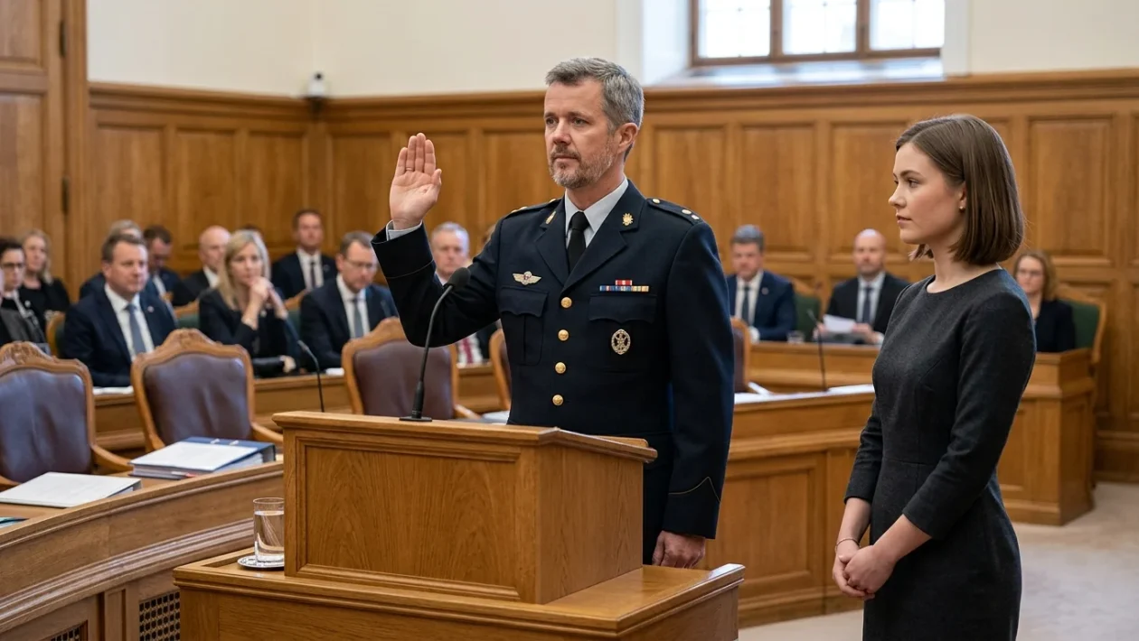 Re Haakon davanti al parlamento norvegese