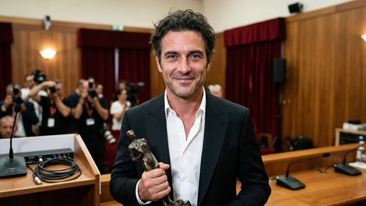 Riccardo Scamarcio premiato alla Mostra del Cinema di Venezia