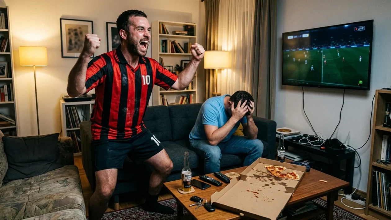 Azione di gioco durante la sfida di Serie A tra Lazio e Milan