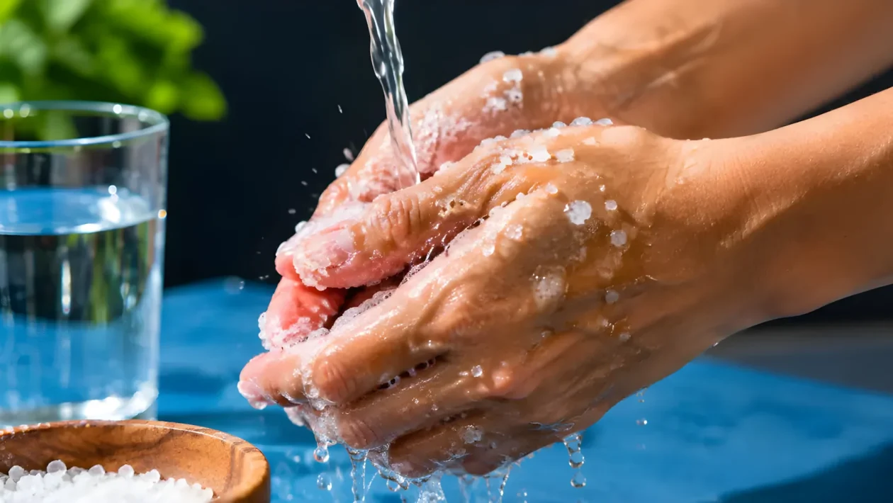 Rituale di acqua e sale: la tradizione della prima domenica del mese con 2 cucchiai