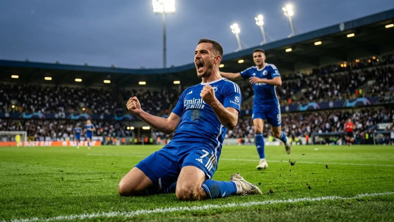 Esultanza dei calciatori della Sampdoria allo stadio Luigi Ferraris dopo la vittoria contro il Catanzaro