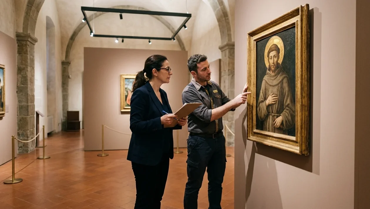 Raffigurazione artistica di San Francesco d'Assisi