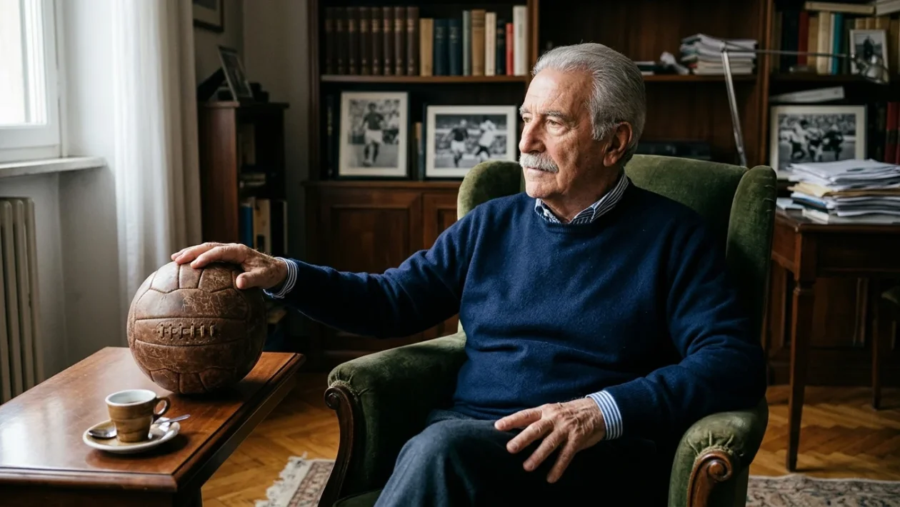 Sandro Mazzola con la maglia dell'Inter durante una partita a San Siro