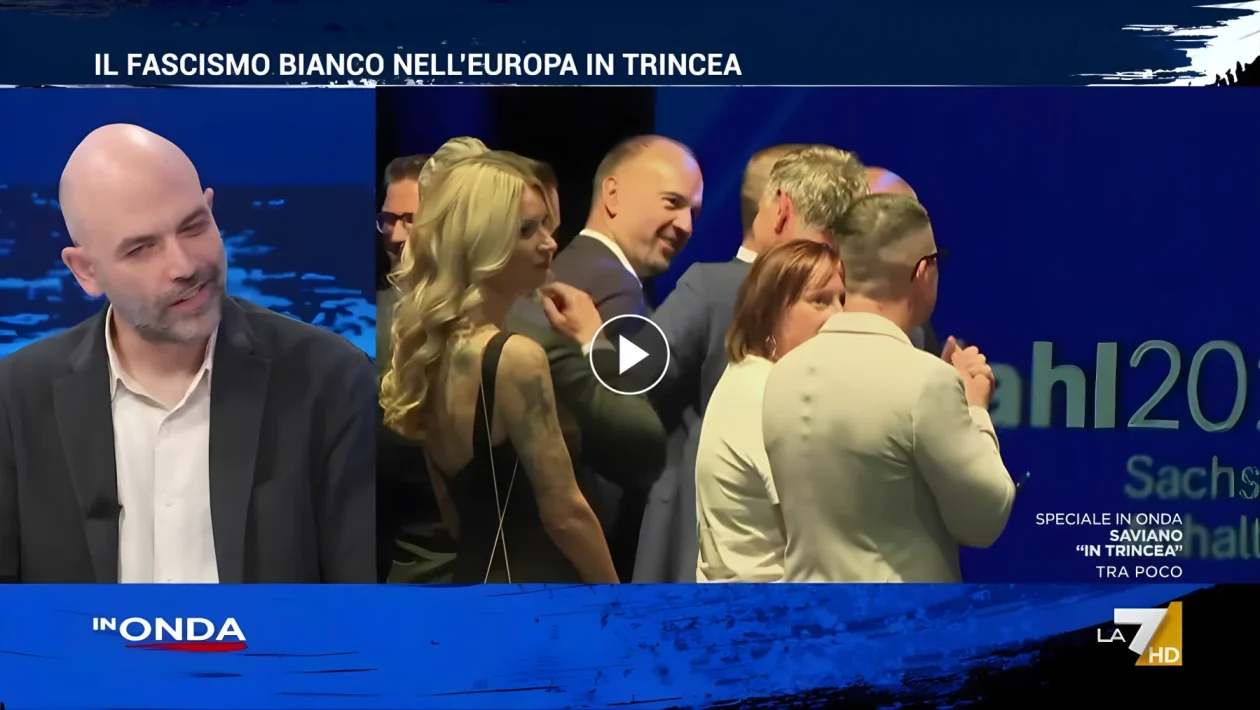 Saviano duro su AfD dopo il voto: "È una forza putiniana, l'Est ha perso la memoria"